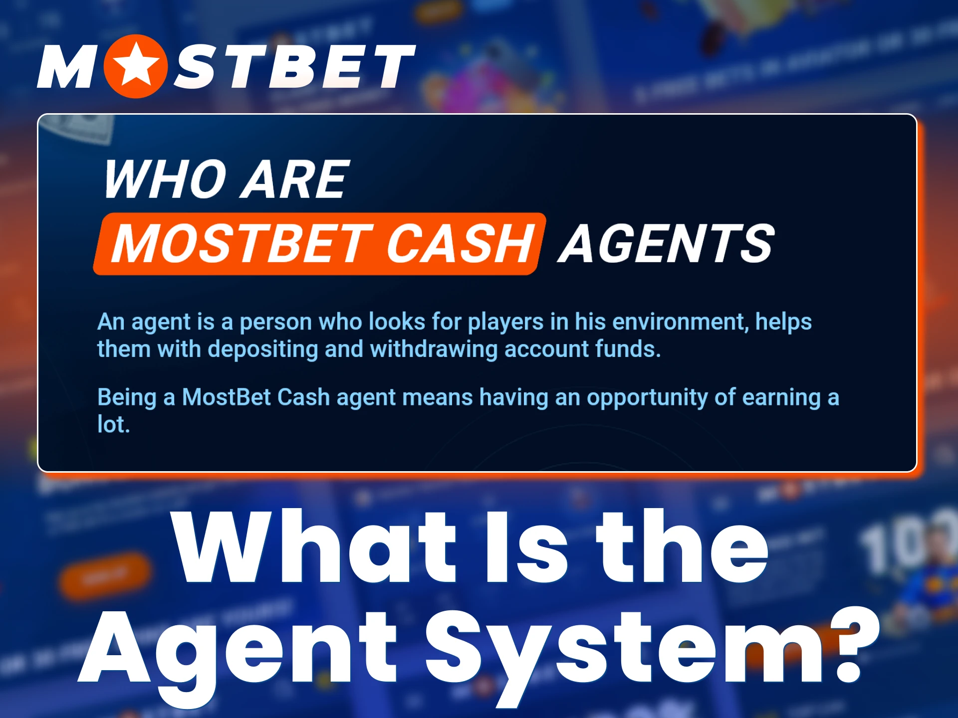 Transform your social network into income with the Mostbet Cash Agent Program.