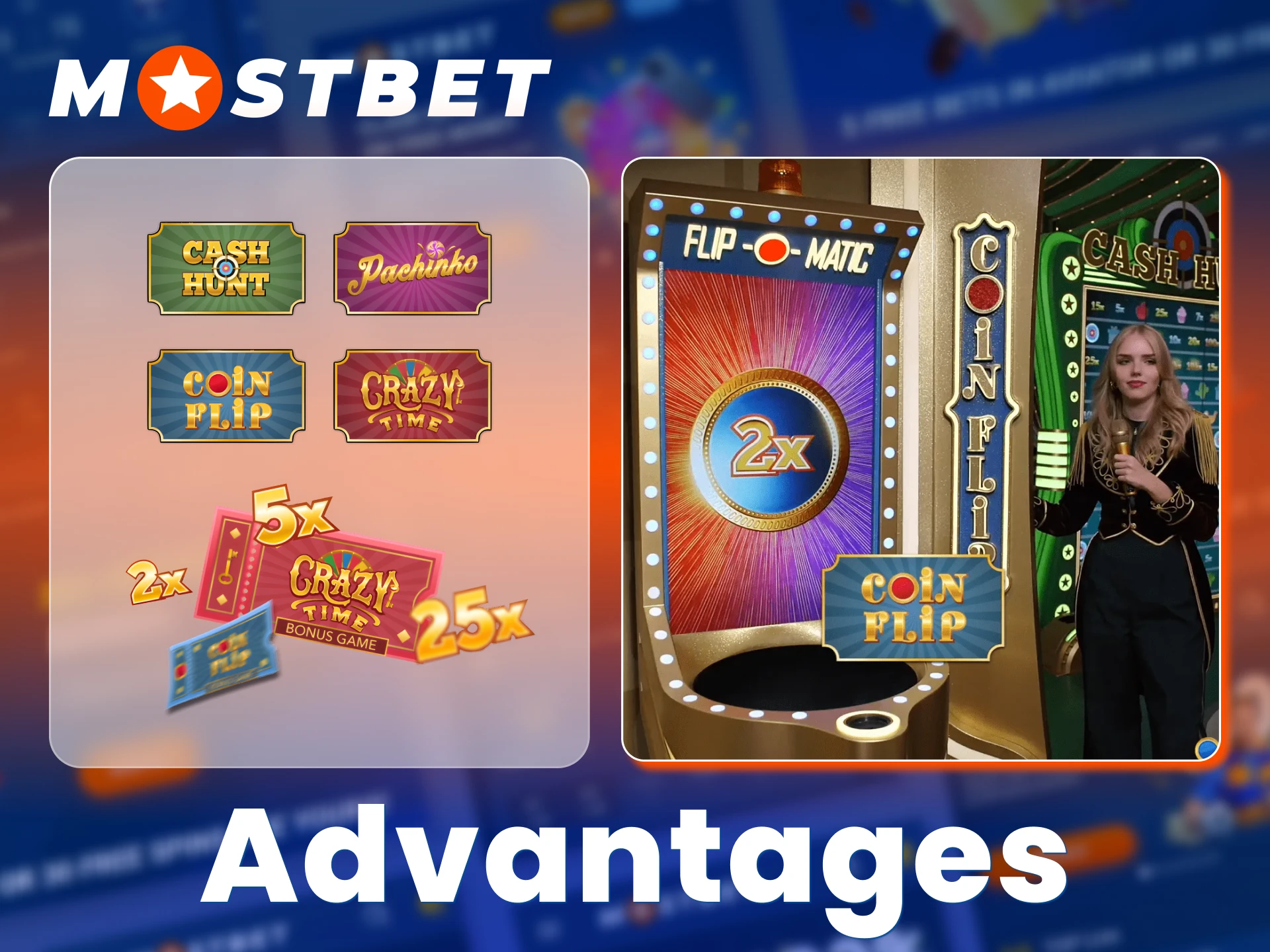 Big wins and fast payouts await you with Crazy Time at Mostbet.