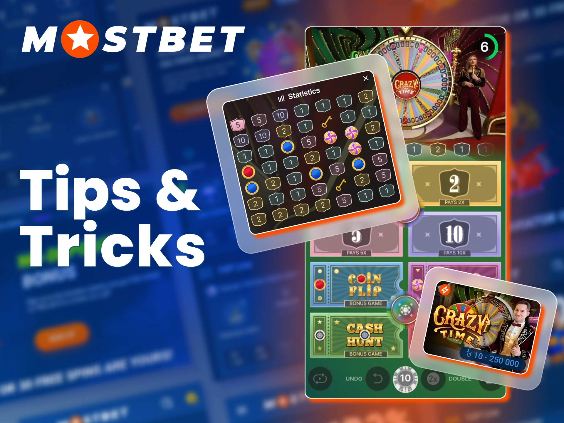 Play responsibly while enjoying Crazy Time at Mostbet.