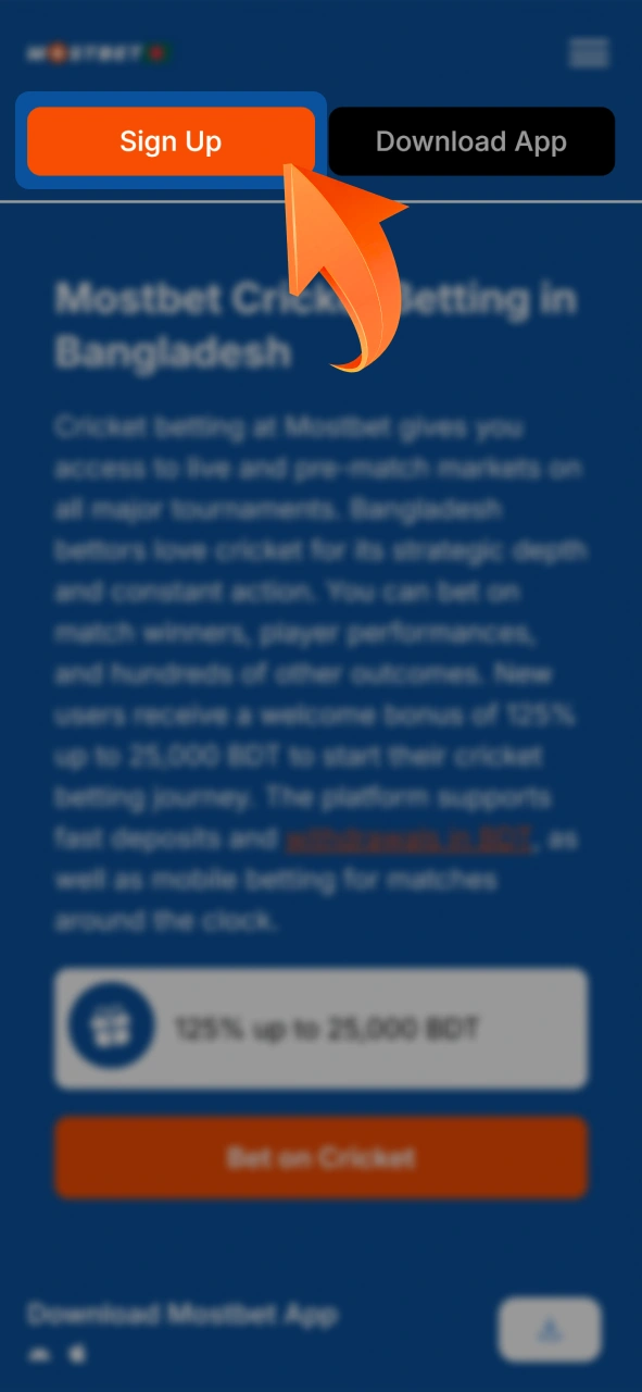 Create a new account at Mostbet to unlock welcome bonuses for cricket sports betting.